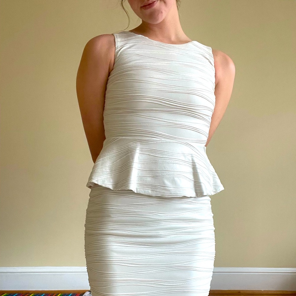 Vintage Frank Lyman White Dress